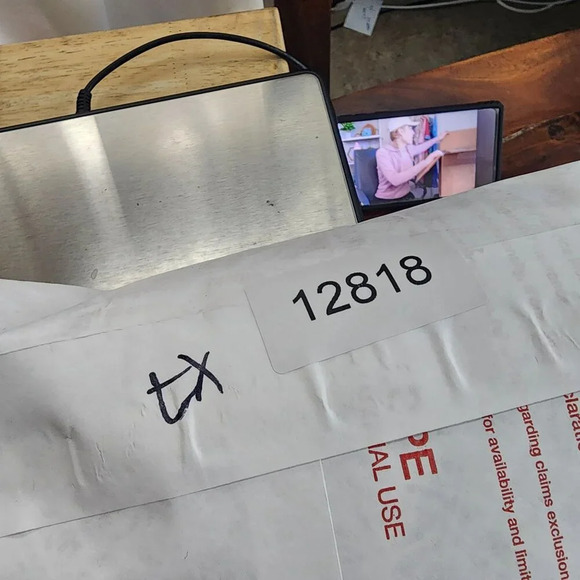 Vtg Express Tricot Beige Ribbed Knit Sweater Wool Blend Crew Neck  Womens M GT - Picture 6 of 6